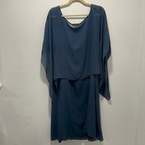 COPY - Eileen Fisher Blue 100% Silk Dress